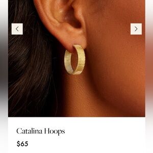 COPY - Gorjana Catalina hoops new